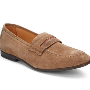 Sandhills Suede Penny Loafers